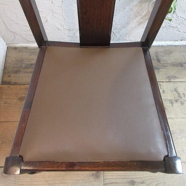 イギリス アンティーク 家具 ダイニングチェア 椅子 イス 英国 4726d