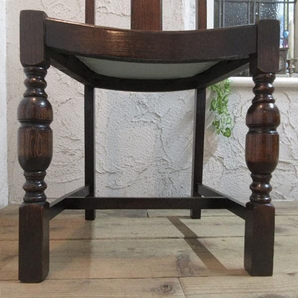 イギリス アンティーク 家具 ダイニングチェア 椅子 イス 英国 4726d