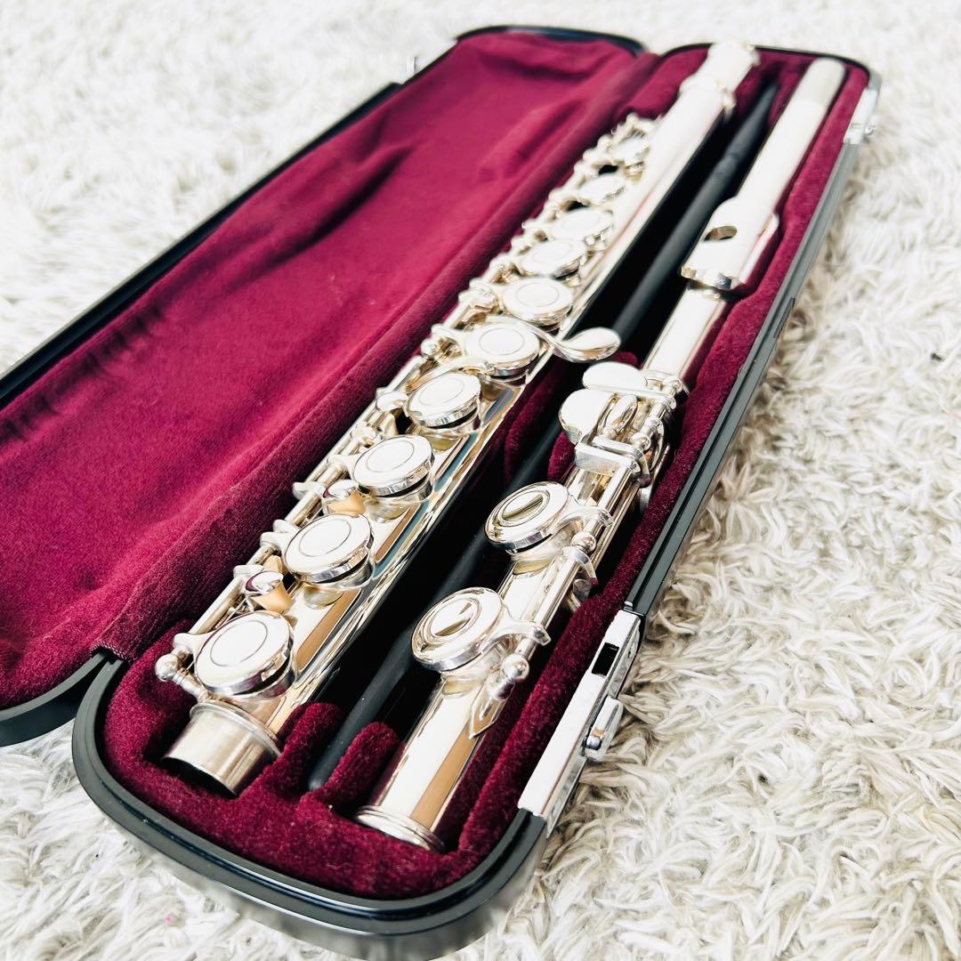 後期モデル ヤマハ フルート YFL-211 管楽器 Eメカ付き 良品 初心者