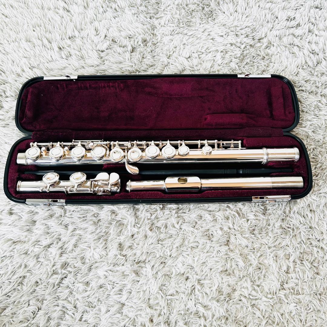 後期モデル ヤマハ フルート YFL-211 管楽器 Eメカ付き 良品 初心者