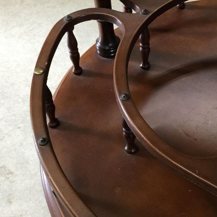 J リユース アンティーク 地球儀型 ワゴン ワイン バー キャビネット 希少