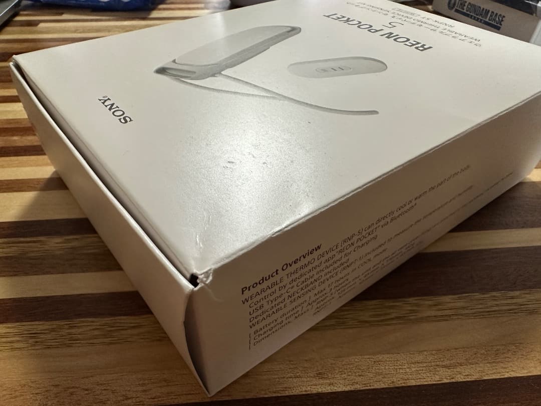 SONY REON POCKET5 箱にダメージあり