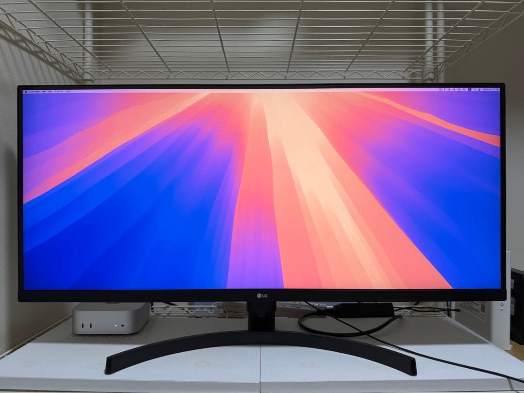 LG 34インチ ウルトラワイド(平面)34WN750-B元箱あり