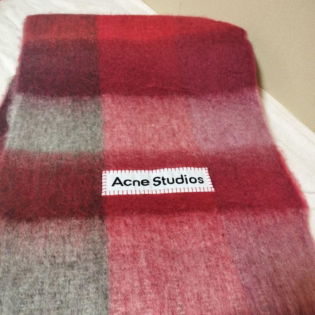 マフラー　Acne Studios　チェック柄　　スカーフ