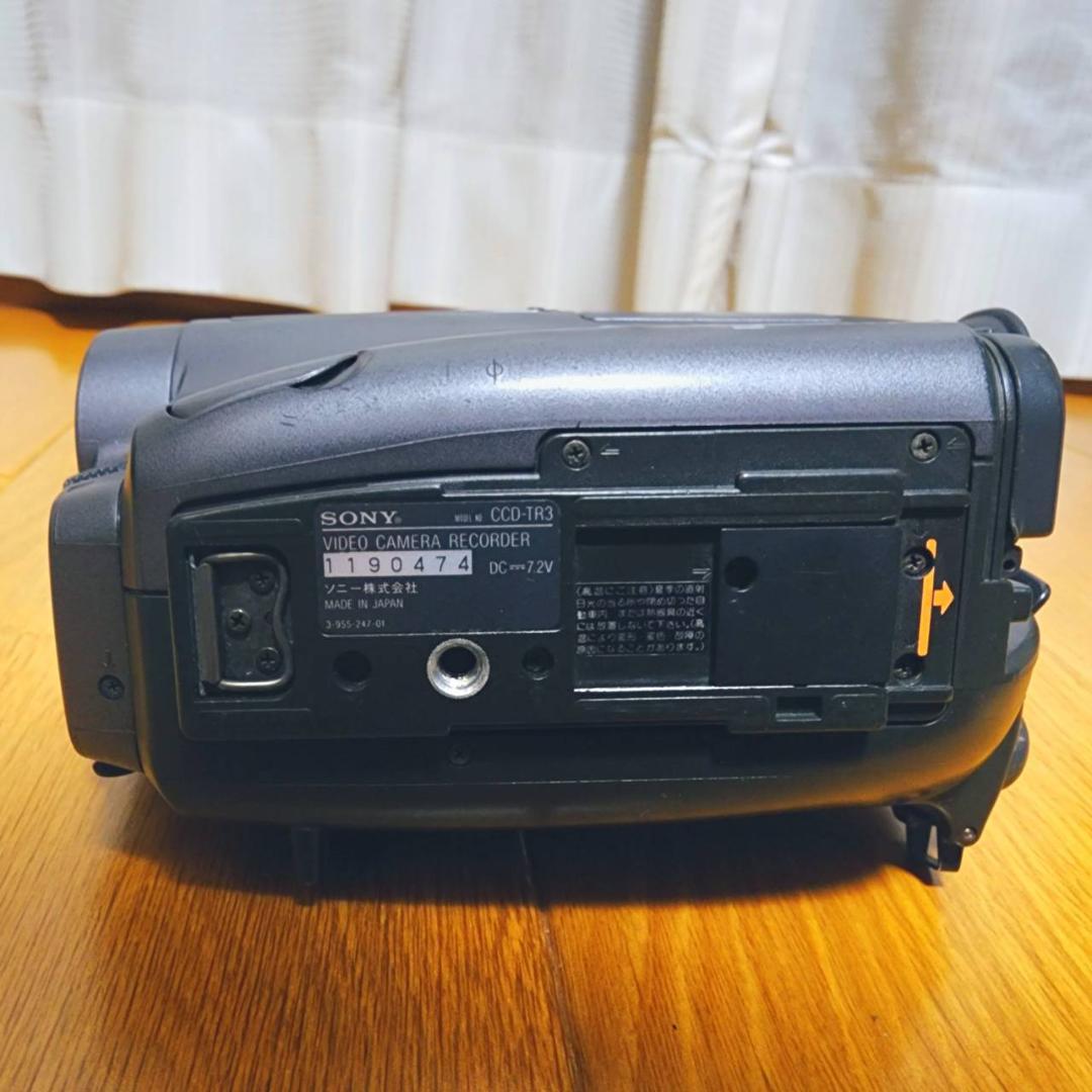 【動作確認済】SONY Hi8 高画質 8ミリ ビデオカメラ CCD-TR3