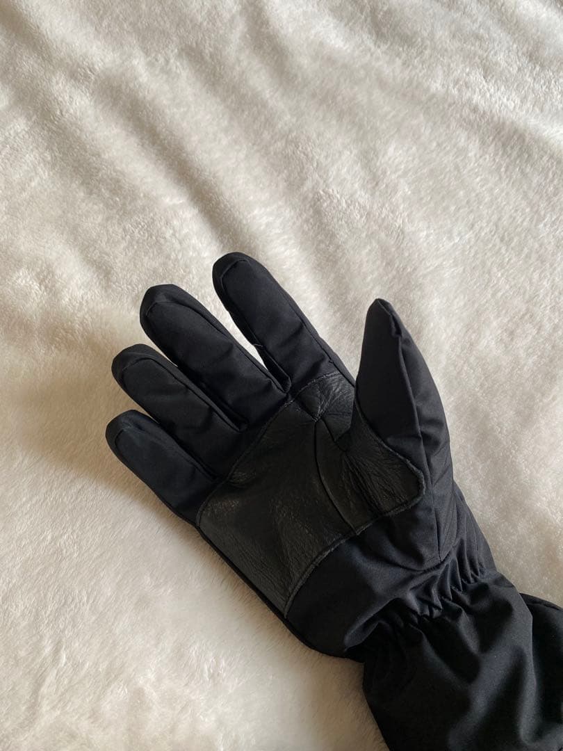 1999FW prada sport globe レザー切り替え中綿手袋