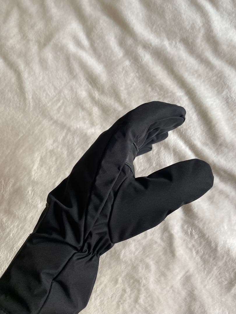 1999FW prada sport globe レザー切り替え中綿手袋