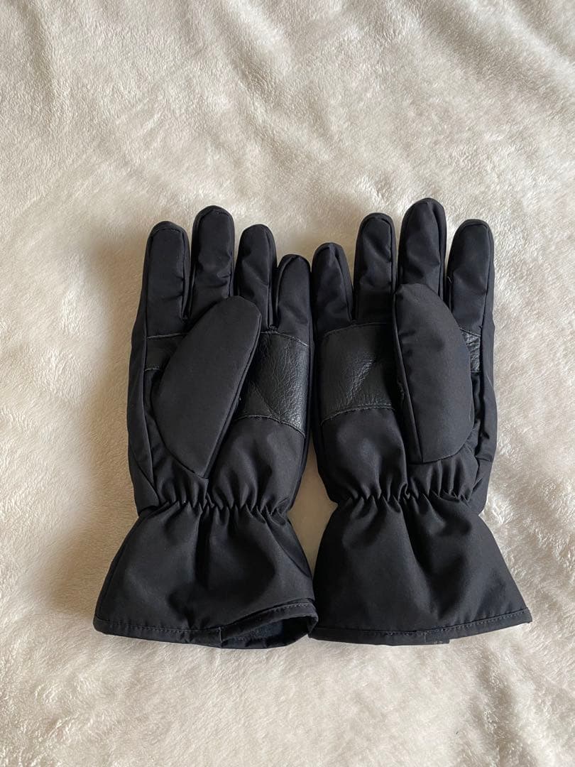 1999FW prada sport globe レザー切り替え中綿手袋