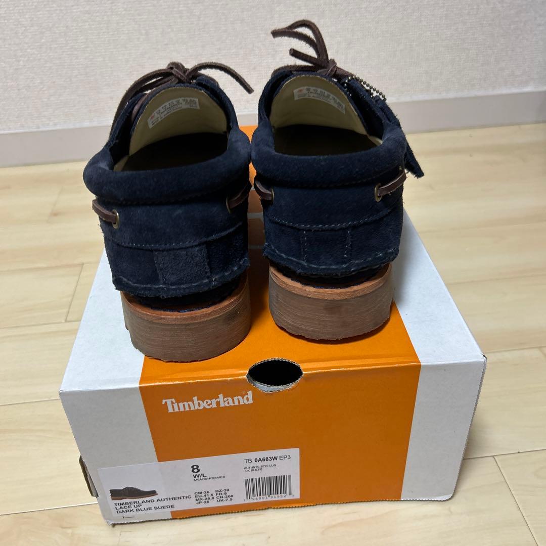 Timberland ネイビー 3eye スエード