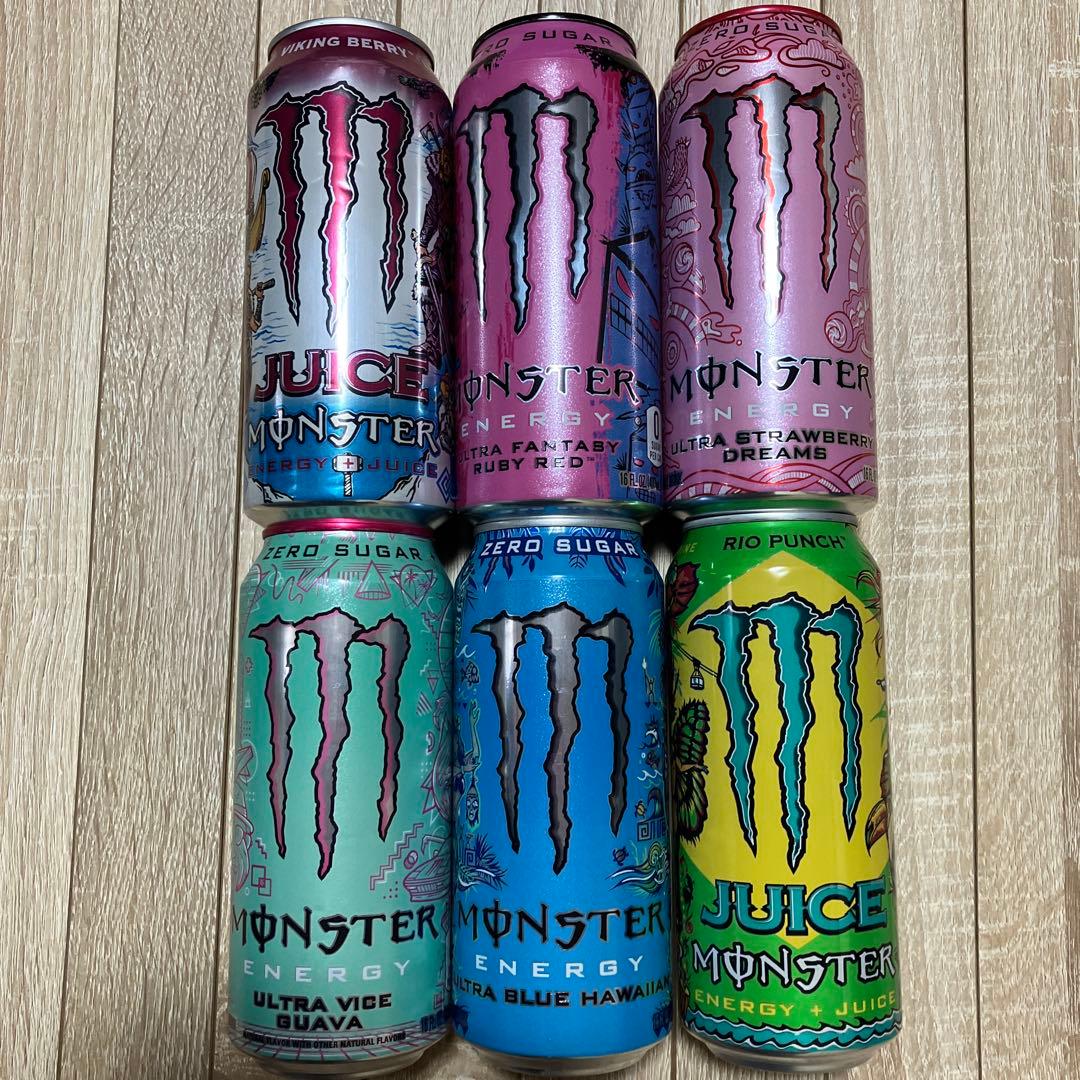 【海外版】Monster Energy Juice 6本セット