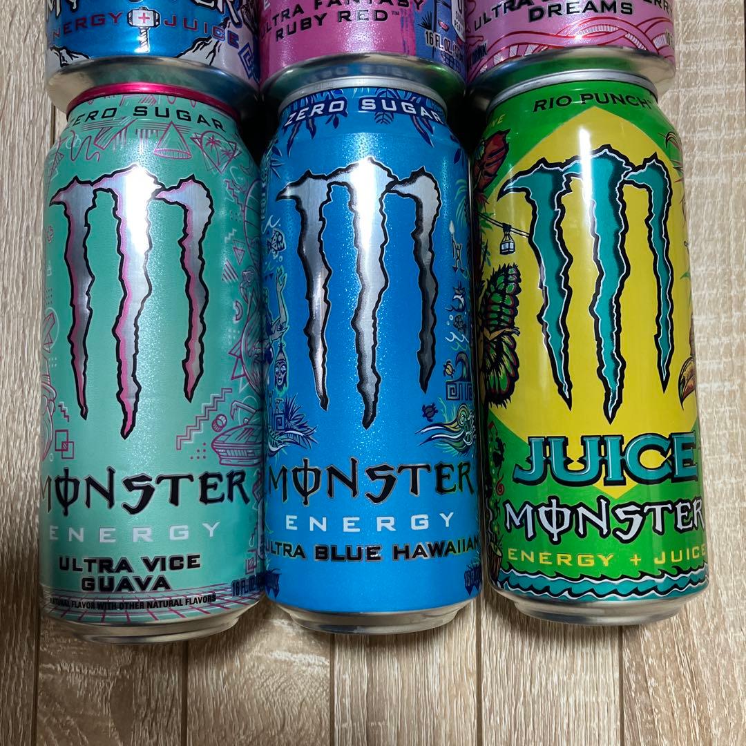 【海外版】Monster Energy Juice 6本セット
