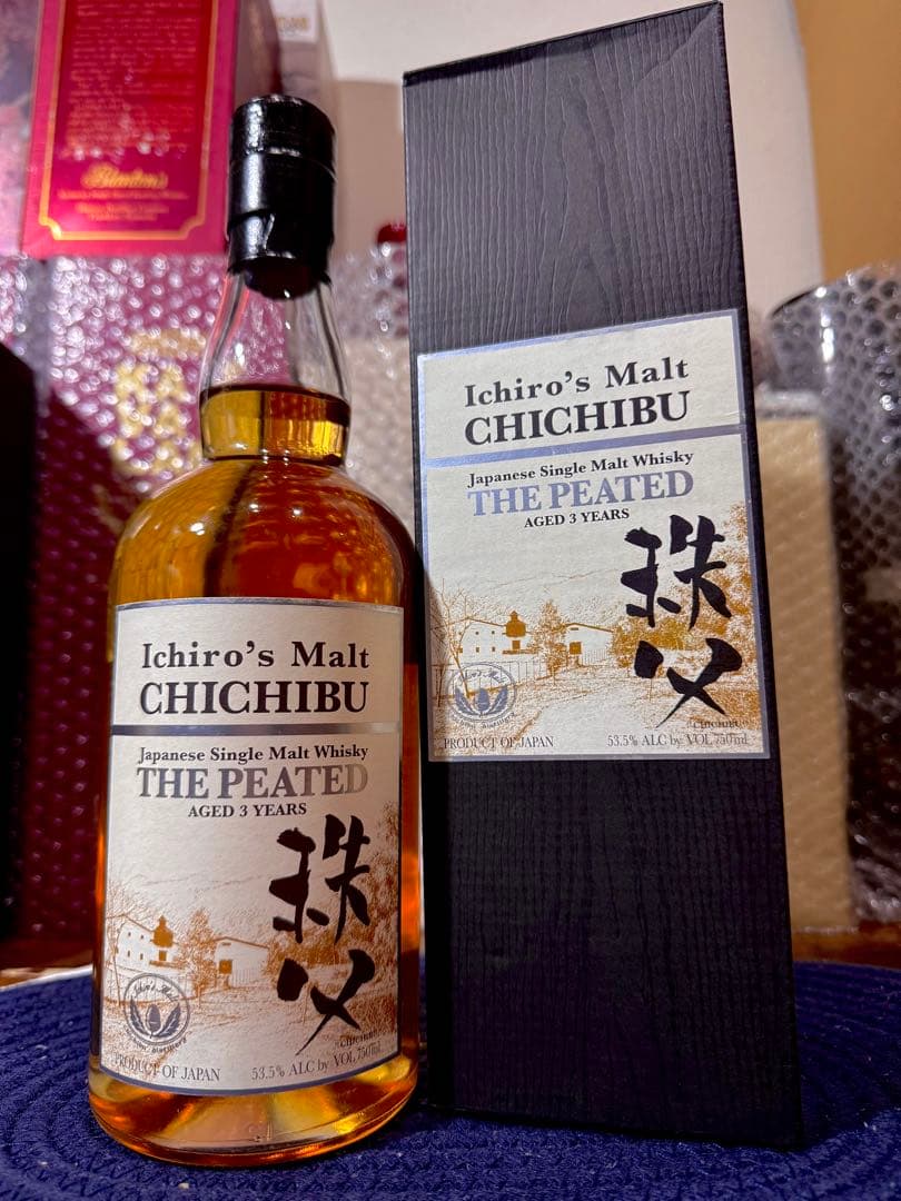 【希少】イチローズモルト 秩父 ザ・ピーテッド 3年 for USA ウイスキー
