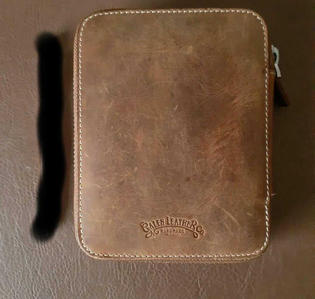 ガレンレザー　クレイジーホースブラウン　10スロットペンケース