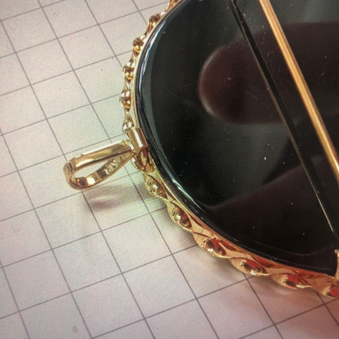 カメオ　18k ブローチ