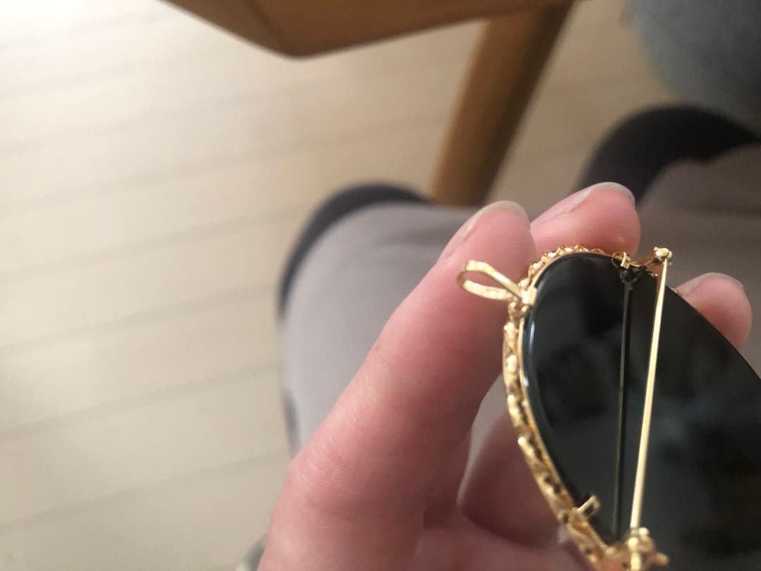 カメオ　18k ブローチ