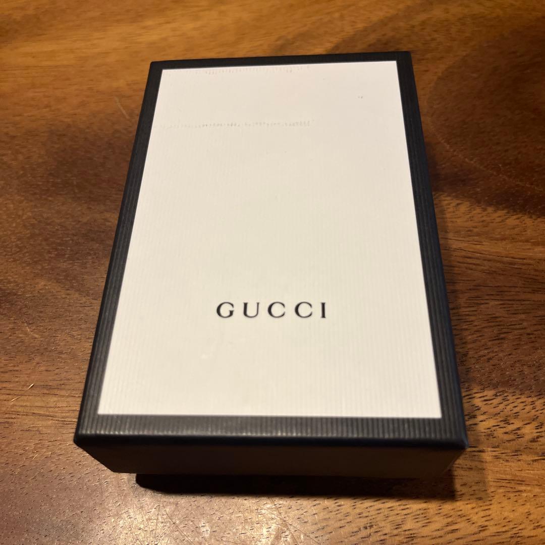 【超美品】GUCCI ６連キーケース　インターロッキング　GGシマレザーブラック