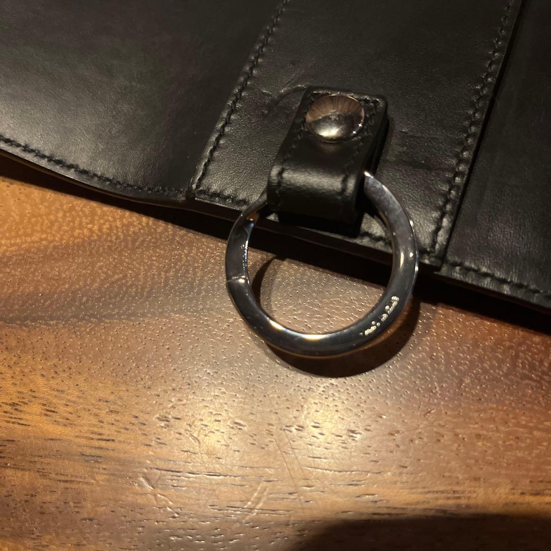 【超美品】GUCCI ６連キーケース　インターロッキング　GGシマレザーブラック