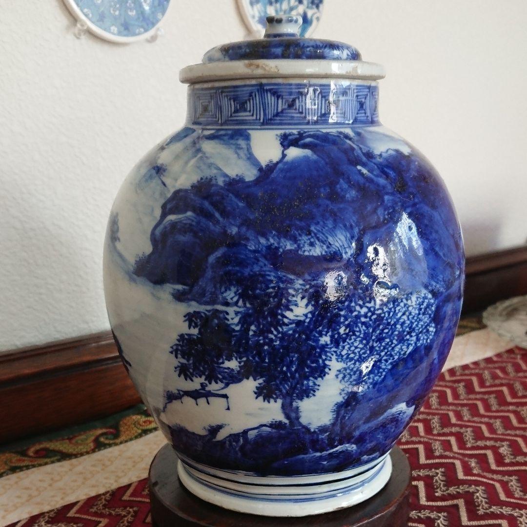 史料館・博物館クラス骨董！逸品の『沈香壺』江戸絵師