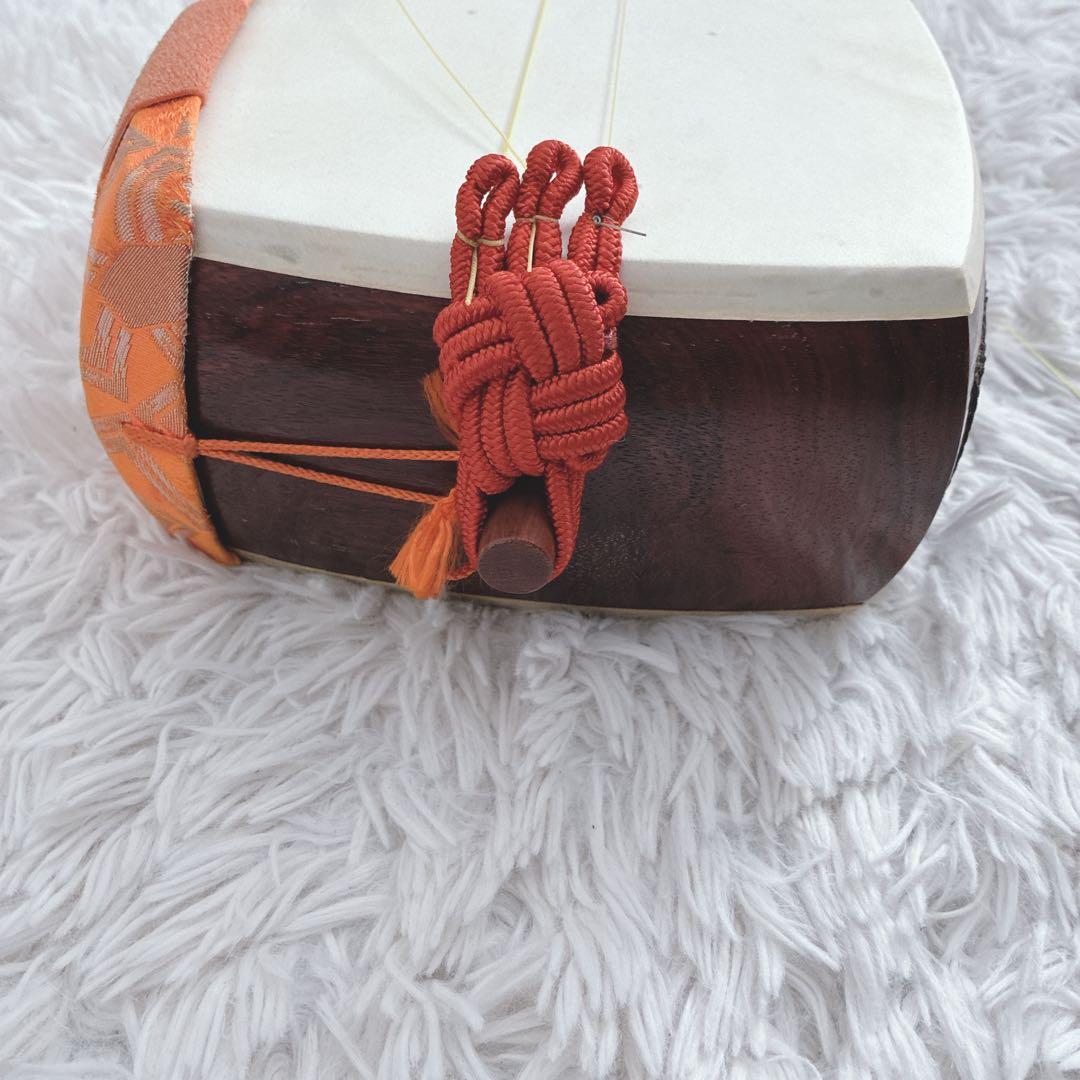 中棹三味線 ケース付き 昭和レトロ