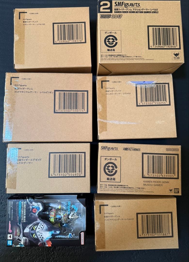 S.H.Figuarts 仮面ライダー エグゼイド　ゲンム　ブレイブ　まとめ売り