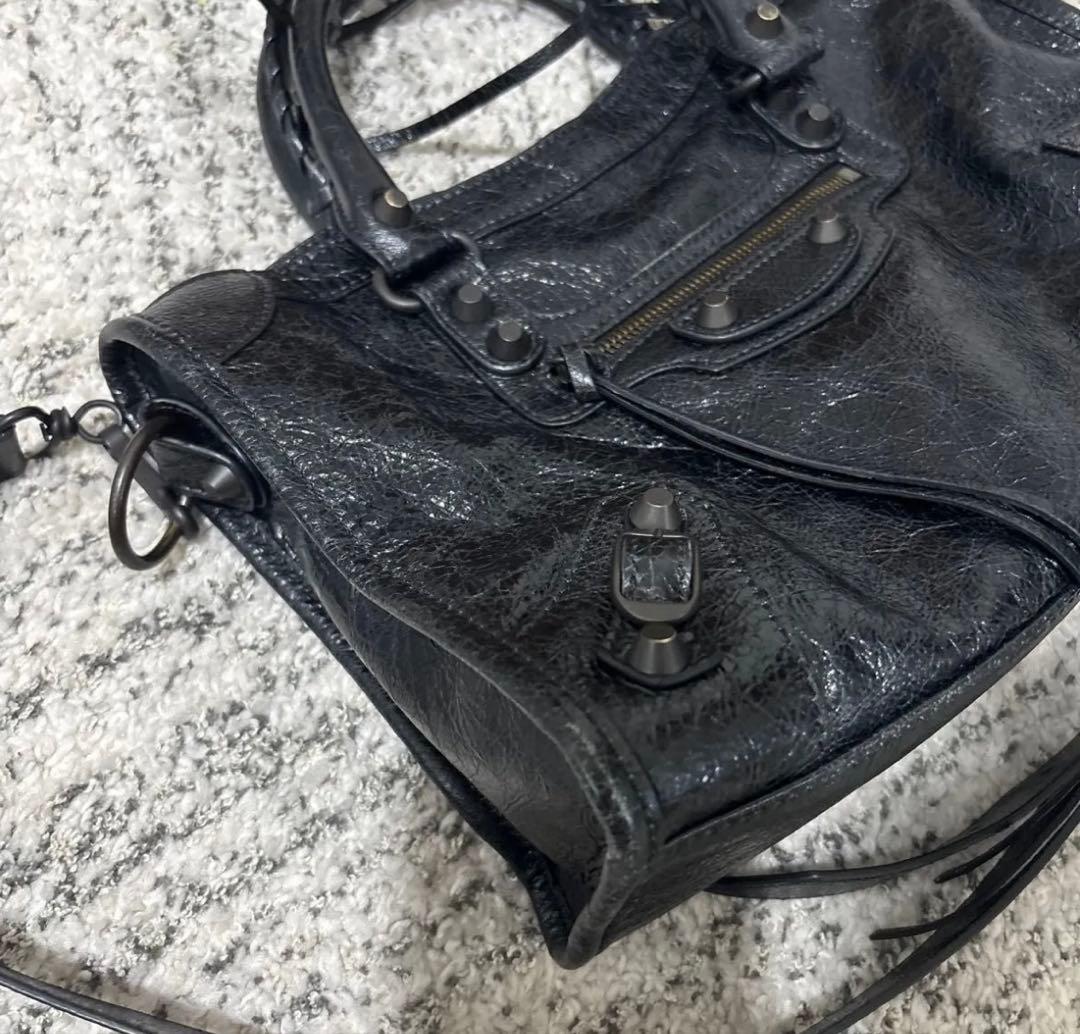 新春SALE　バレンシアガ　シティ　 LE CITY バッグ スモール　ブラック