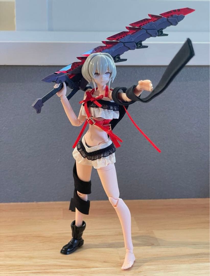 美プラ カスタムドール Xi-Ⅲ ベース オリジナル 改造 忍者 布服 MSG