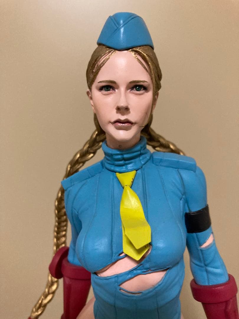 キャミィ フィギュア 青 コスチューム　30cm