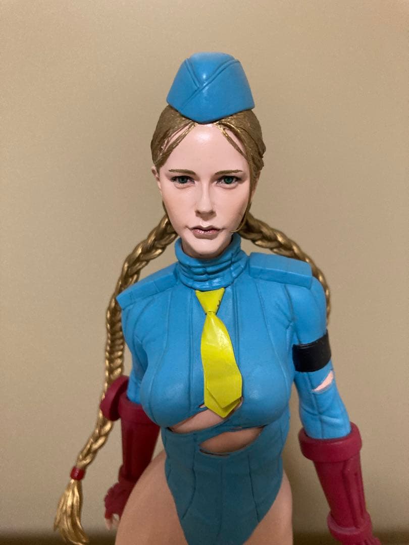 キャミィ フィギュア 青 コスチューム　30cm