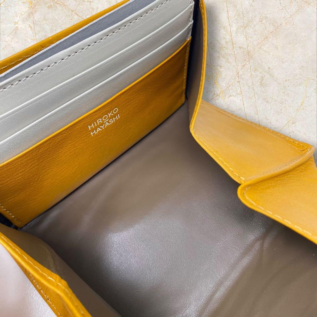 ヒロコハヤシ CAFE PORTA カフェポルタ 財布 マスタード イエロー