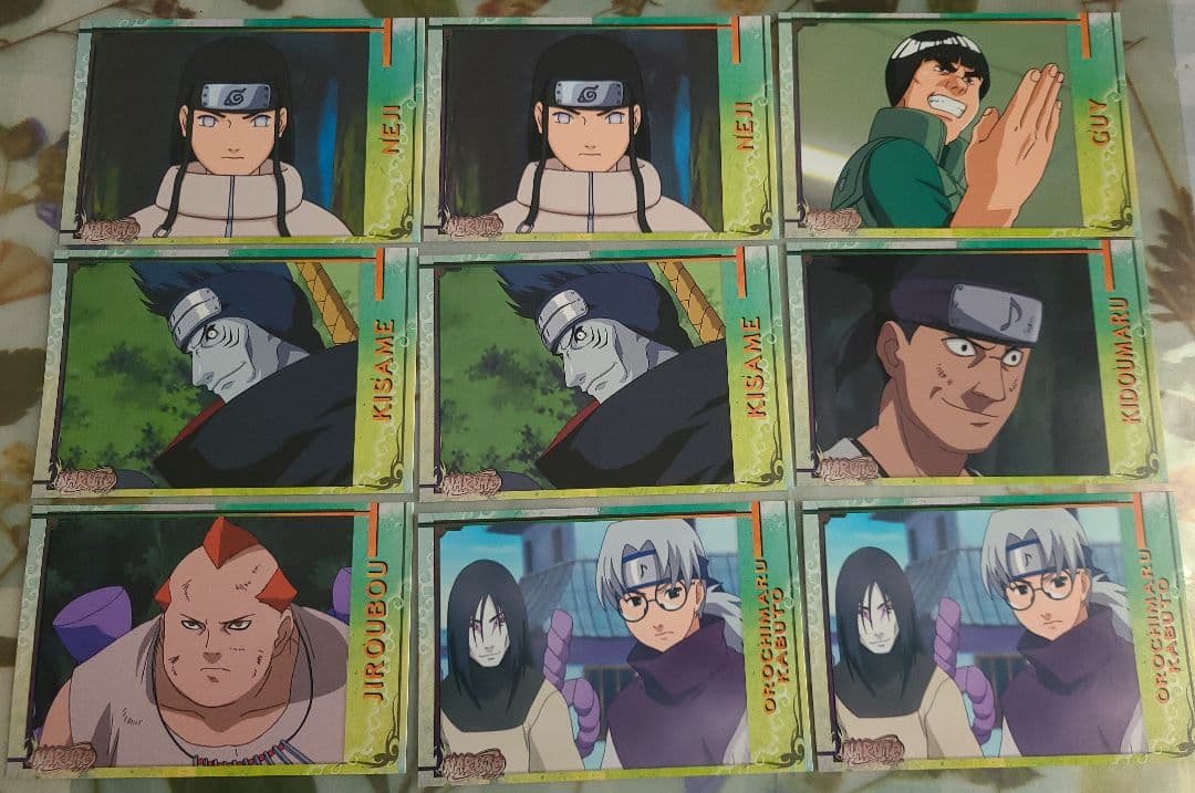 NARUTO ナルト ブロマイドカード 16枚