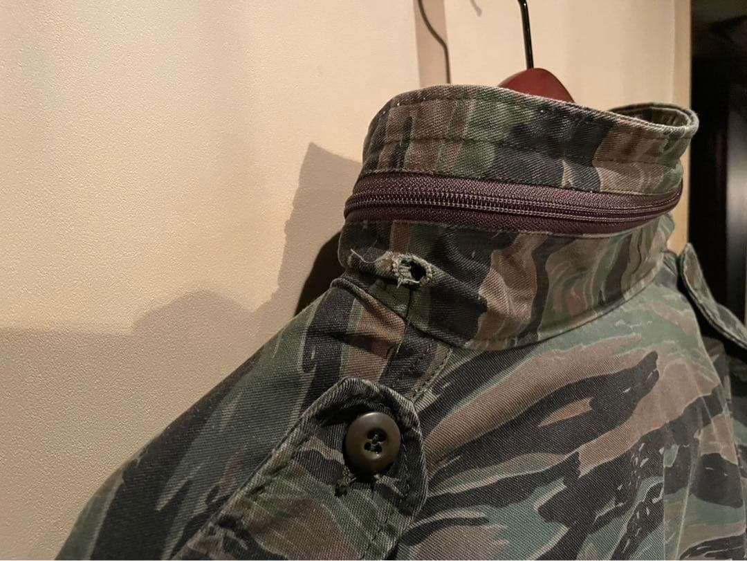 あにすけ65 アルファー社 ミリタリージャケット タイガーストライプ L