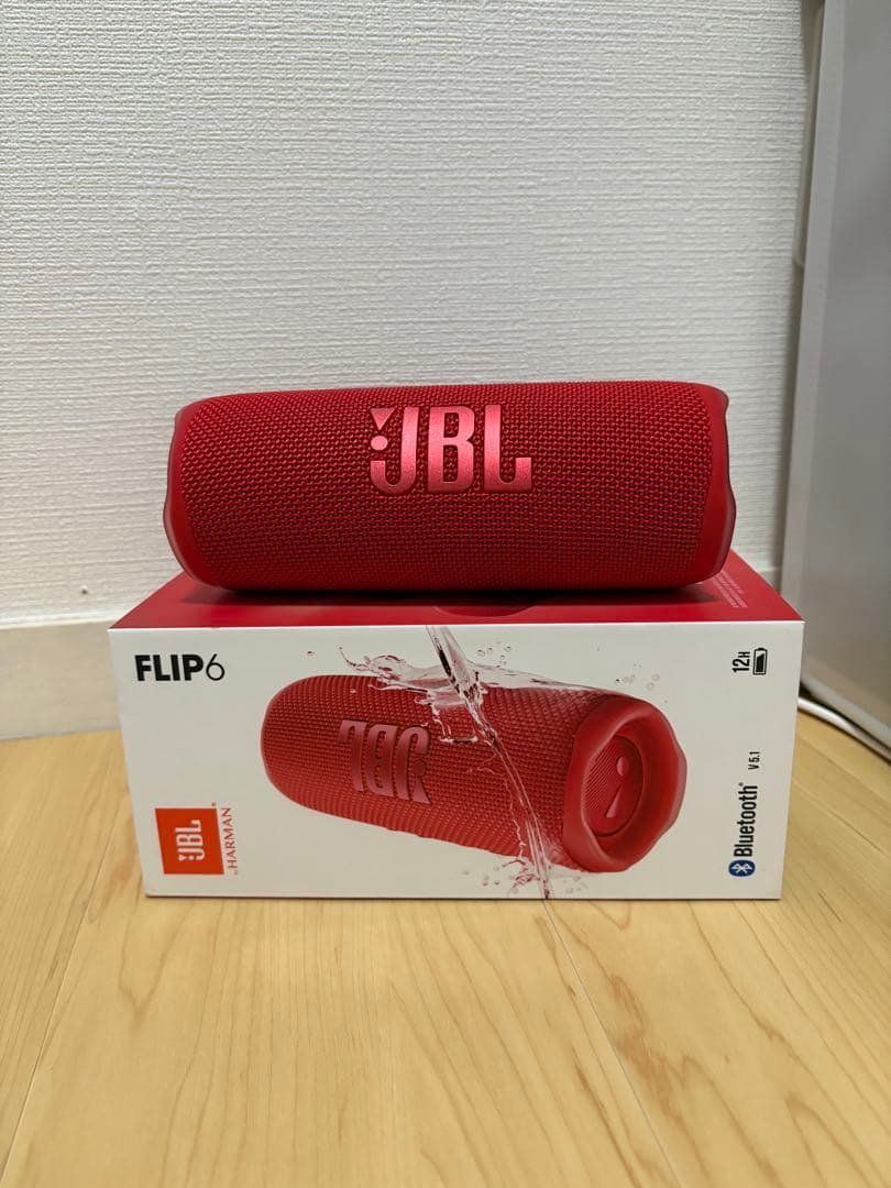 JBL ポータブルウォータープルーフスピーカー JBL Flip 6 Red