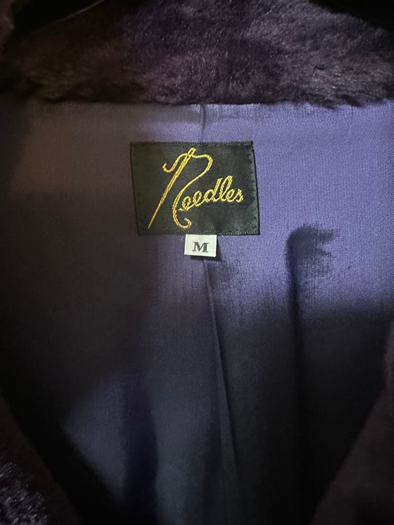 新品未使用　needles フェイクファーカーコート　サイズM