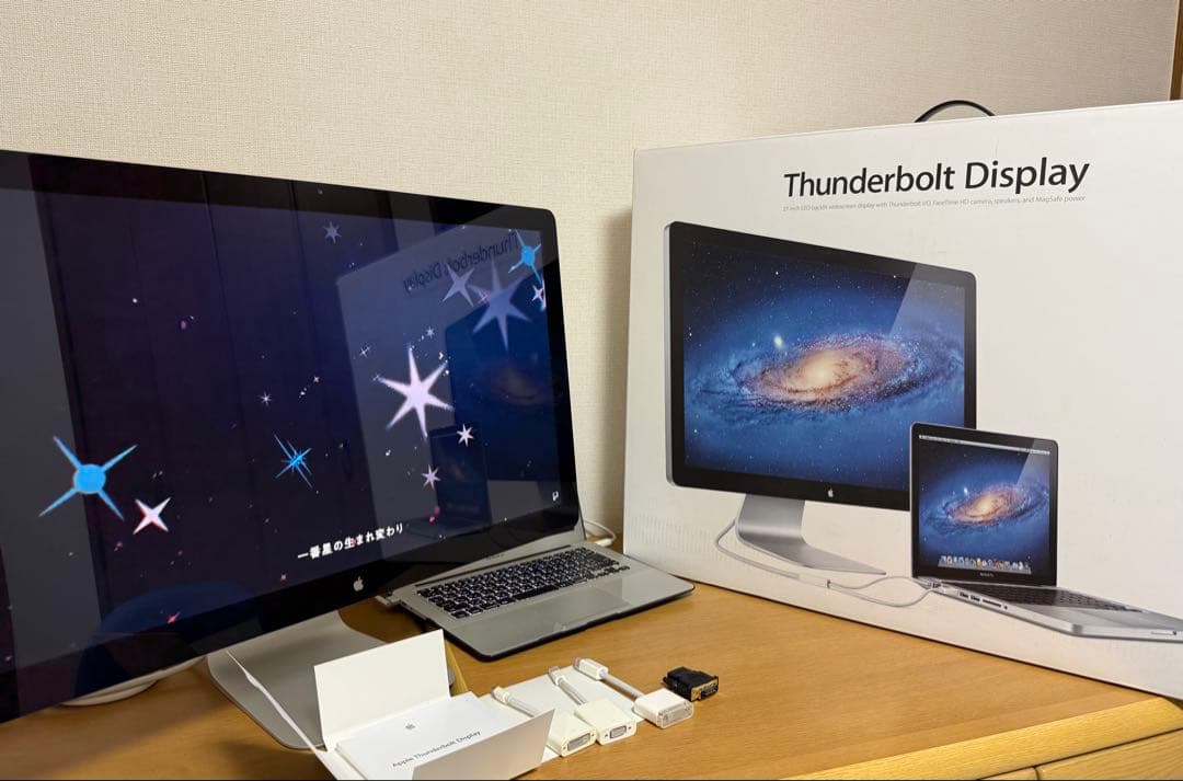 【美品】Apple Thunderbolt Display 27インチ希少保管品