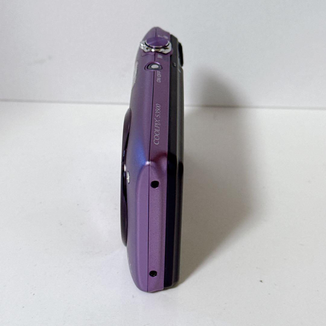 【美品】Nikon デジタルカメラ COOLPIX S3500 パープル