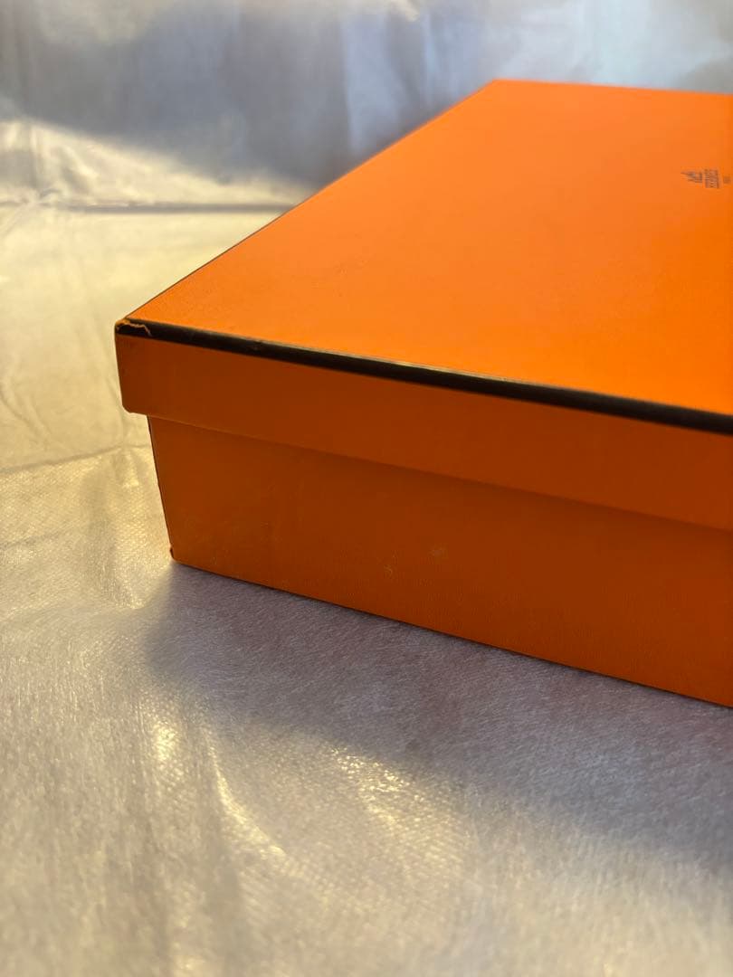 エルメス　ビーチタオル　オレンジ　大判