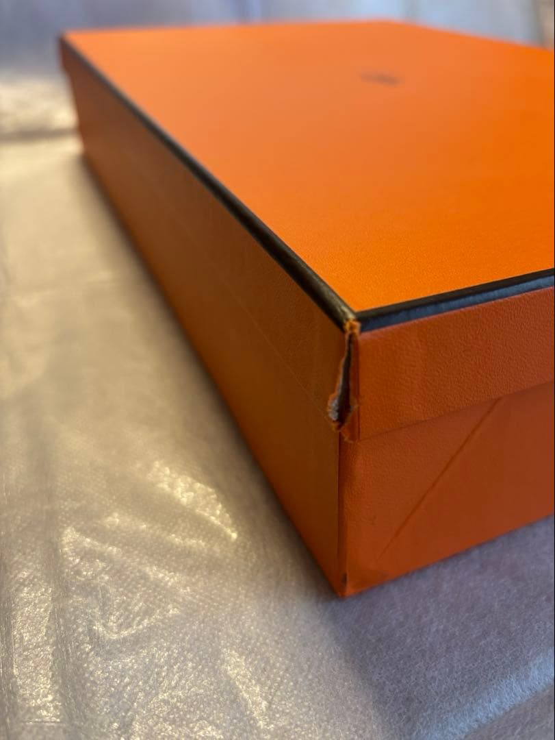 エルメス　ビーチタオル　オレンジ　大判