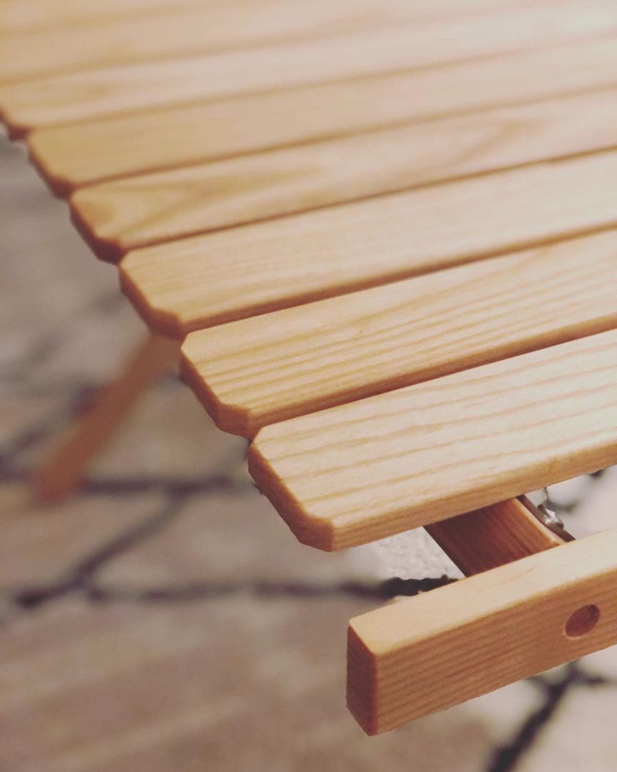 【未使用品】TARAS Boulba ウッドロールテーブル 120×55×43