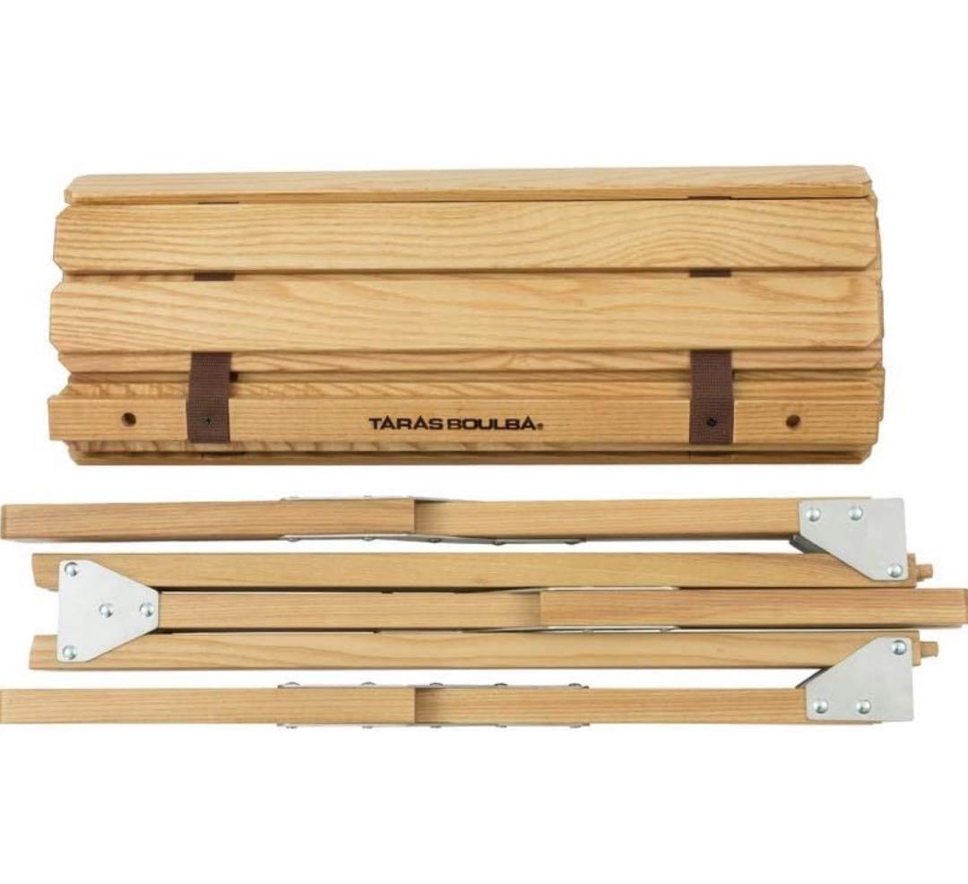 【未使用品】TARAS Boulba ウッドロールテーブル 120×55×43
