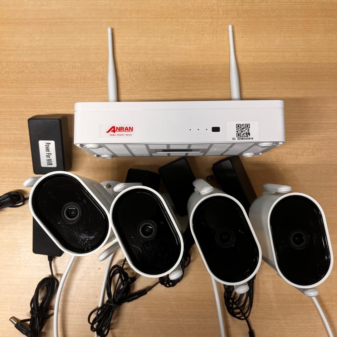 ANRAN AR-W657 NVR ワイヤレス防犯カメラシステム