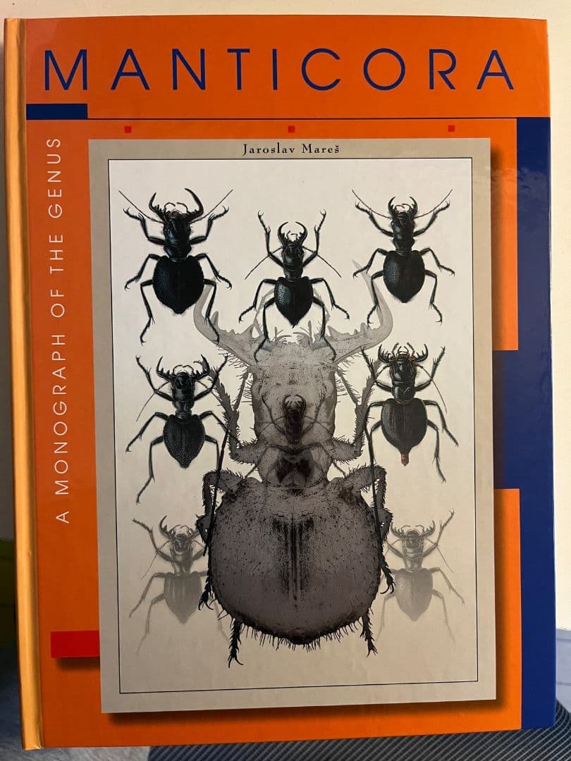 【最高傑作】オオエンマハンミョウの洋書 図鑑 Manticora TAITA出版