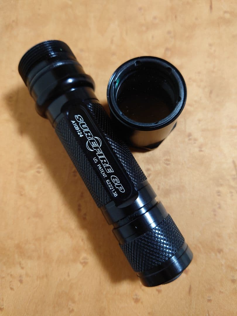 SUREFIRE 6P(旧ロゴ)＋V20 ナイロンホルスター セット 美品