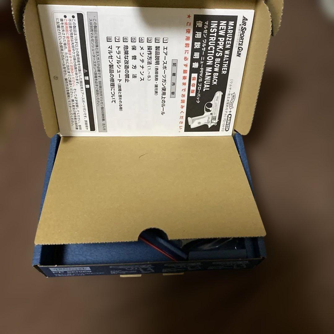 未使用新品　マルゼン ワルサーPPK ブローバック 最新ロット