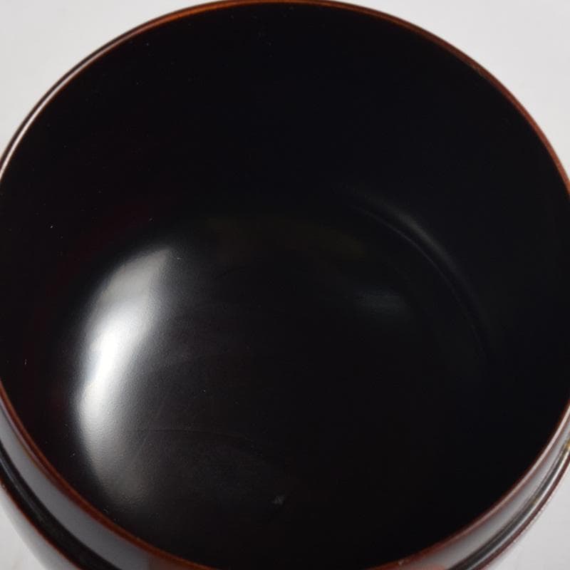 茶道具　瑛斎作　菊蒔絵　中棗　共箱　V　8321