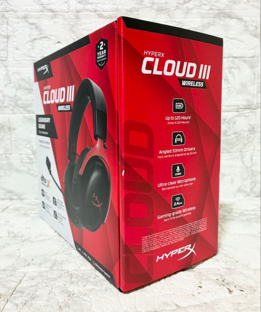 未開封　Hyper X CLOUD Ⅲ WIRELESS ゲーミングヘッドセット