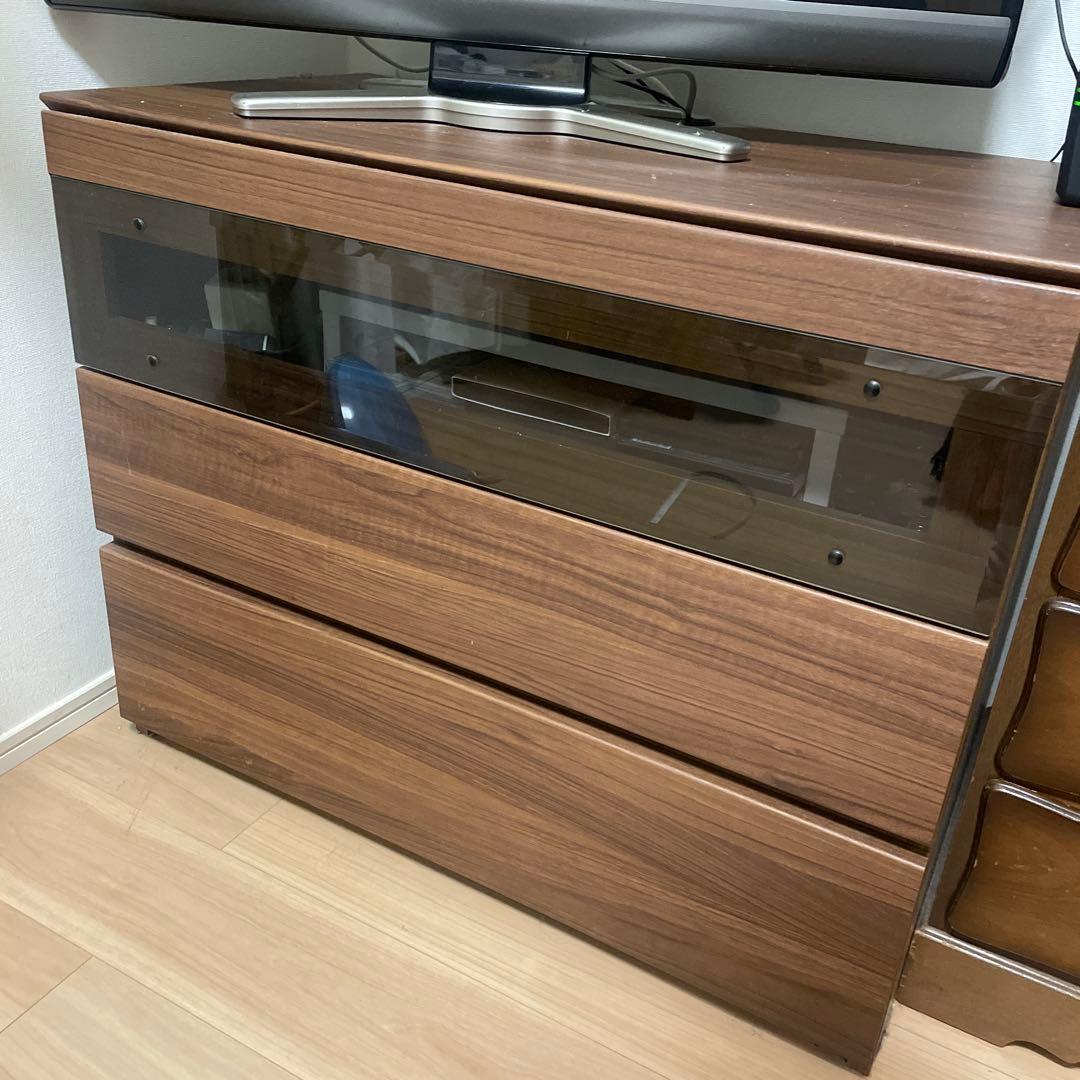 【送料込】パモウナ IDC大塚家具 W80 D44 H65 AVボード テレビ台