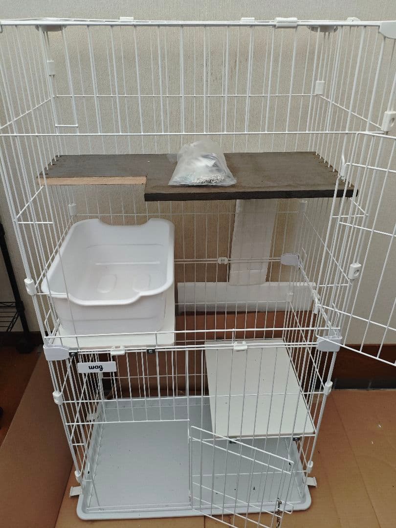 スリムキャットゲージ 2段+1段 (未使用品 )