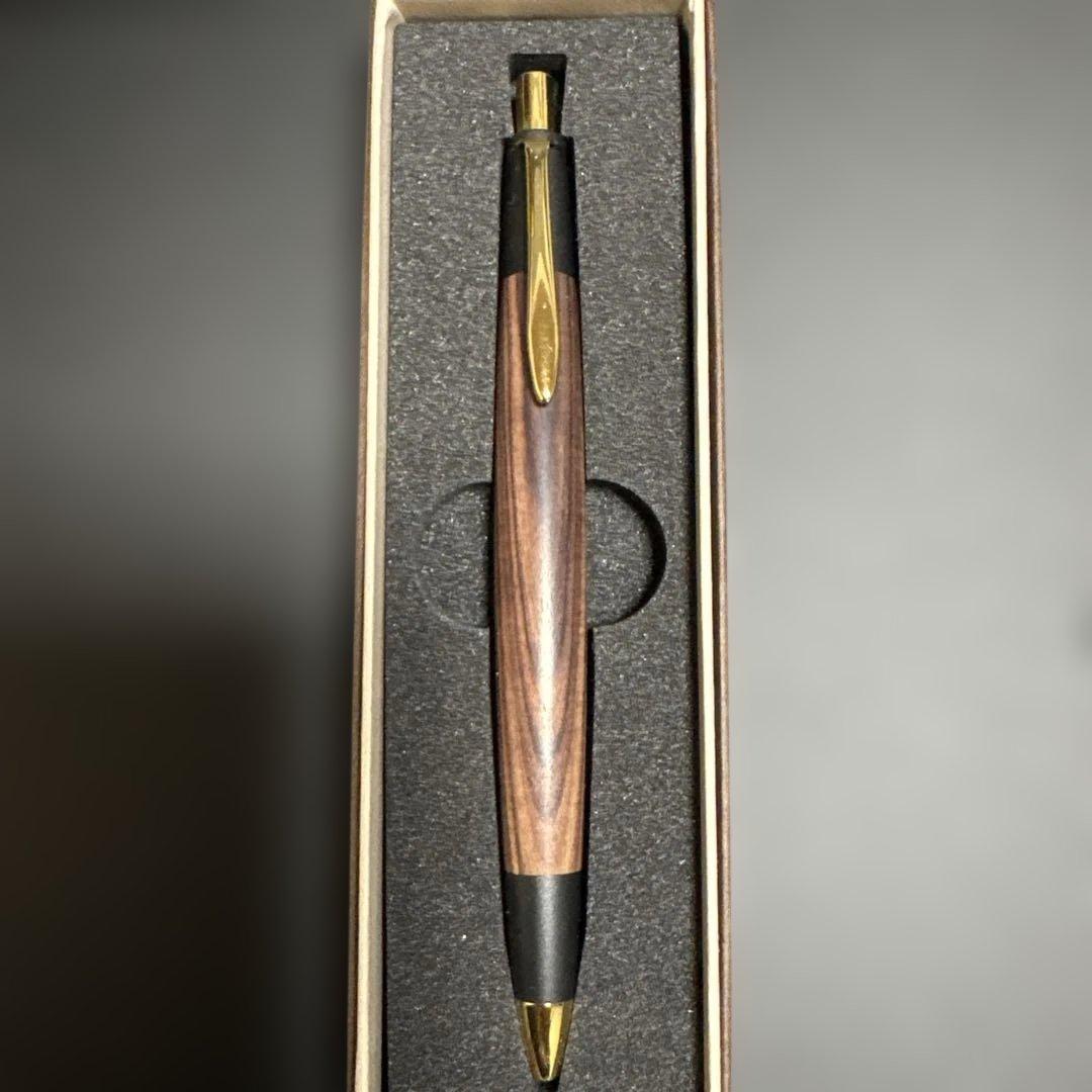 〈希少〉野原工芸似シャープペンシル　デザートアイアンウッド上杢
