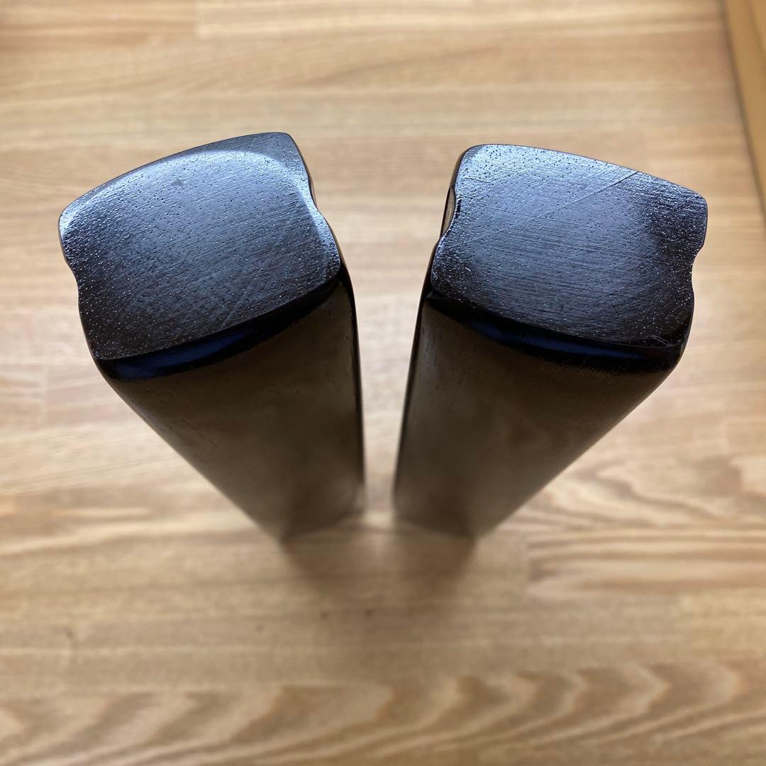 拍子木　紫檀　８寸　(24cm)