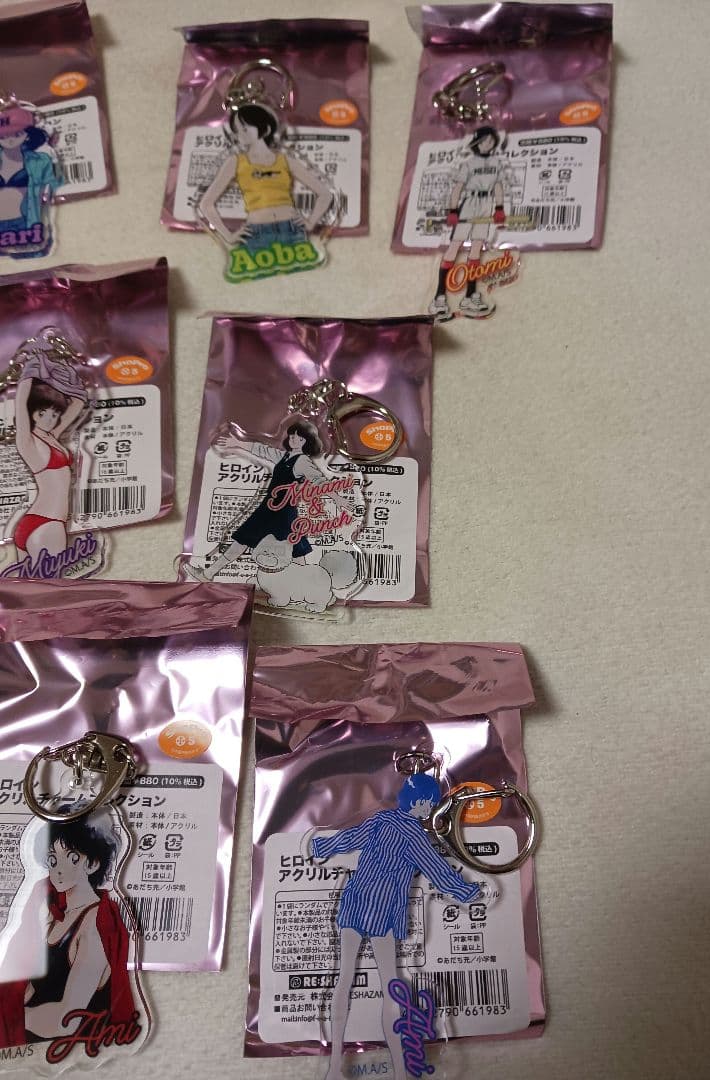 あだち充展　画業55周年記念　ヒロインアクリルチャームコレクション
